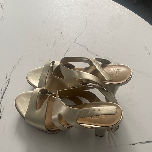 Naturalizer Shoes - Naturalizer Gold Strappy Heels